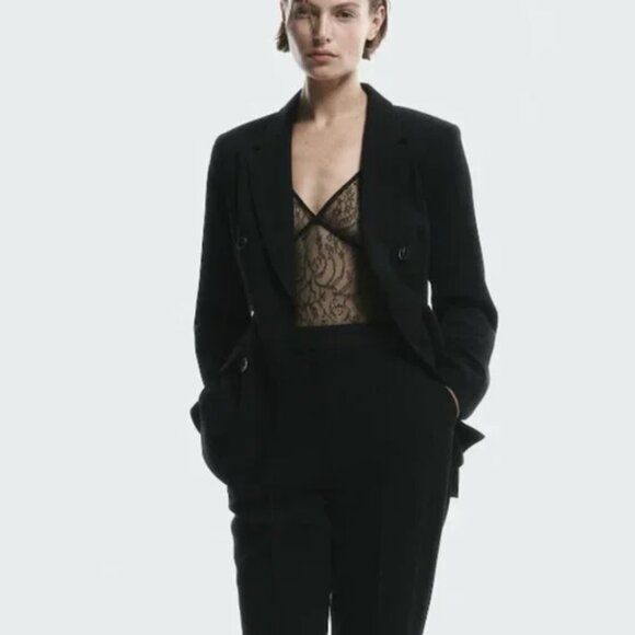 NWOT H&M Double Breasted Blazer - Picture 2 of 4